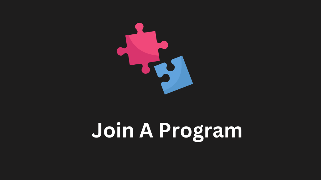 join an affiliate program 