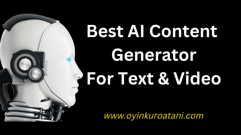 10 Best AI Content Generator For Text and Video